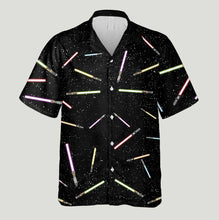 Load image into Gallery viewer, Personalized Hawaiian Shirt for Dad - Best Dad in the Galaxy Gift
