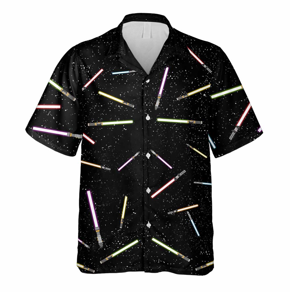 Personalized Hawaiian Shirt for Dad - Best Dad in the Galaxy Gift