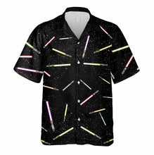 Load image into Gallery viewer, Personalized Hawaiian Shirt for Dad - Best Dad in the Galaxy Gift
