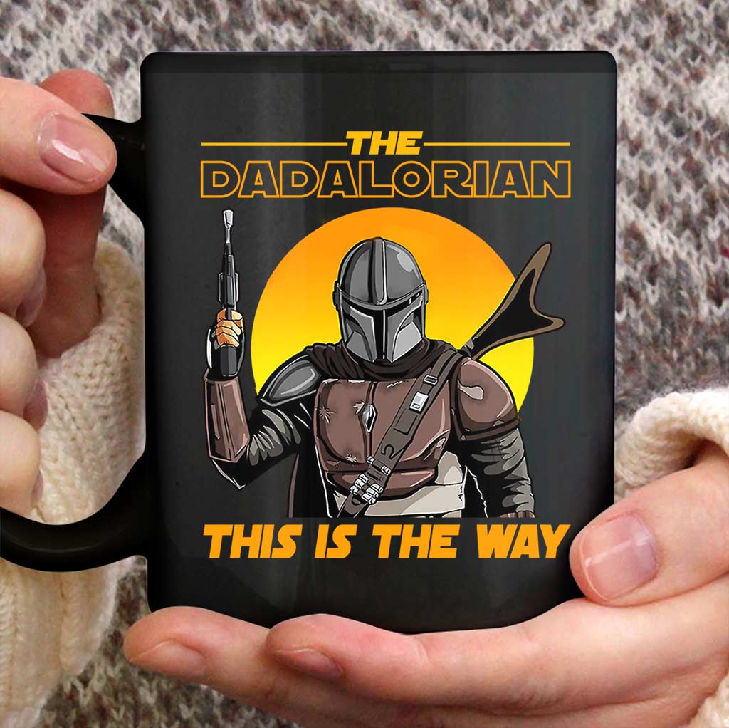 Personalized Dadalorian Mug Custom Name Gift for Dad