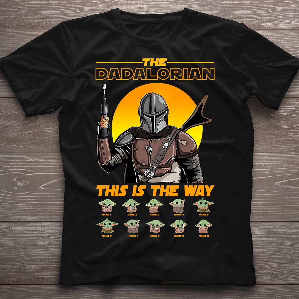Personalized Dadalorian T-shirt & Hoodie Gift for Dad