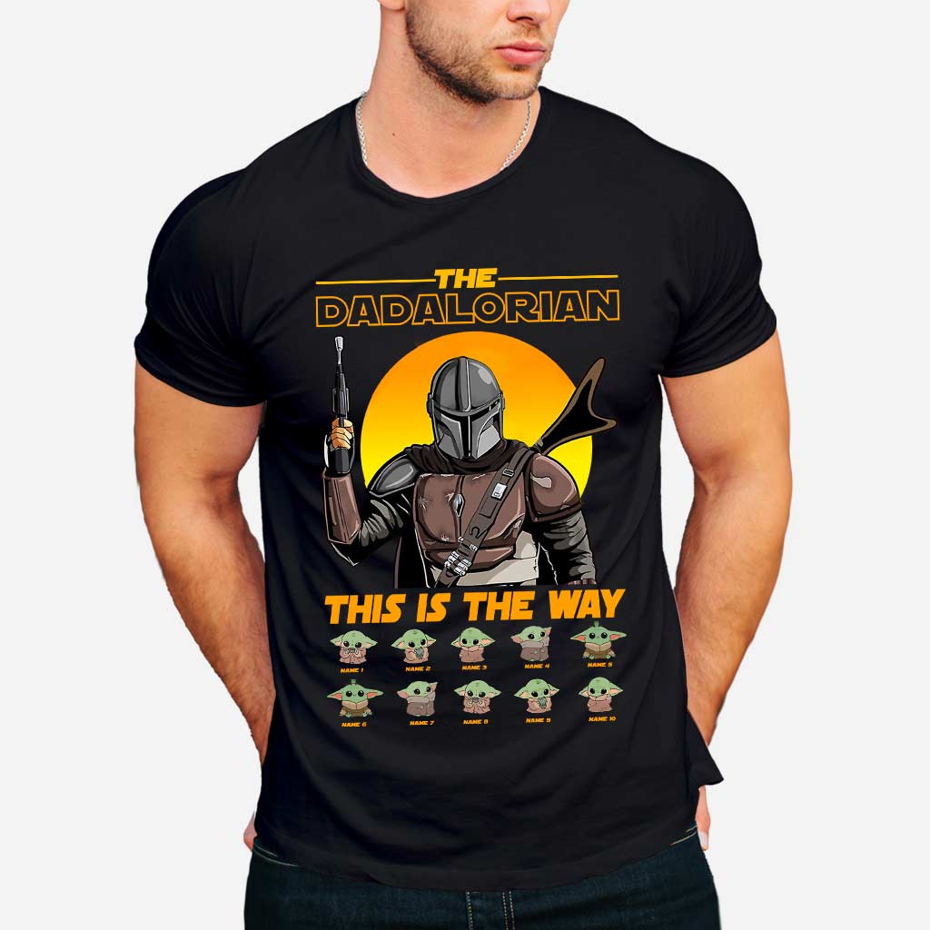Personalized Dadalorian T-shirt & Hoodie Gift for Dad
