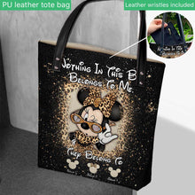 Load image into Gallery viewer, Personalized Tote Bag with Custom Names &amp; Disney Design for Mom
