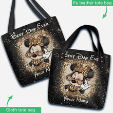 Load image into Gallery viewer, Personalized Best Day Ever Mouse Ears Tote Bag Gift for Her
