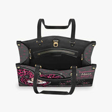 Load image into Gallery viewer, Personalized Leather Handbag for Grandma with Custom Names
