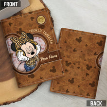Load image into Gallery viewer, Personalized Disney Passport Holder Custom Name Travel Gift
