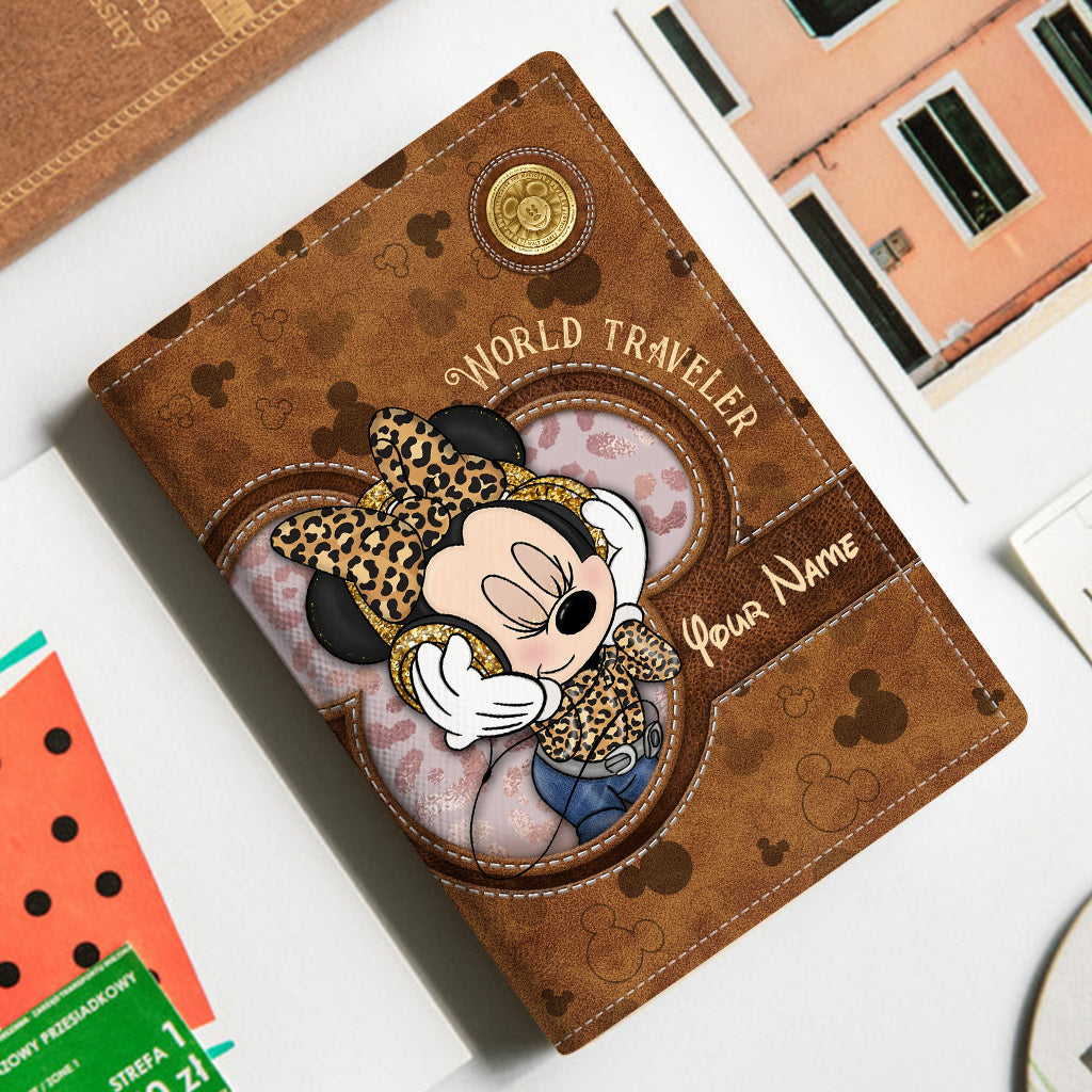 Personalized Disney Passport Holder Custom Name Travel Gift