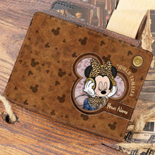 Load image into Gallery viewer, Personalized Disney Passport Holder Custom Name Travel Gift
