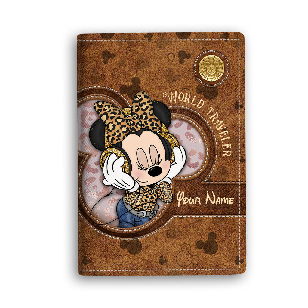 Personalized Disney Passport Holder Custom Name Travel Gift
