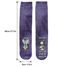 Load image into Gallery viewer, Personalized Nightmare Socks Custom Name Gift for Couples

