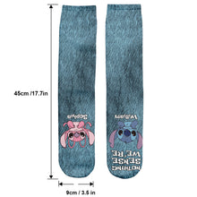 Load image into Gallery viewer, Personalized Ohana Socks Custom Name Gift for Couples
