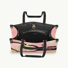 Load image into Gallery viewer, Personalized Leather Handbag Custom Name Gift for Her
