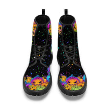 Load image into Gallery viewer, Personalized Pumpkin King Leather Boots Custom Name Gift
