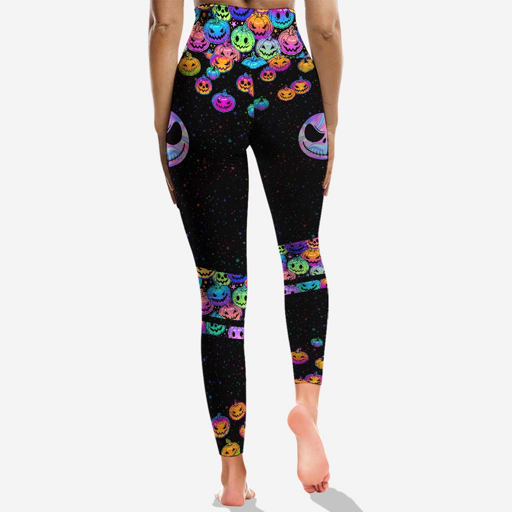 Personalized Pumpkin King Hoodie and Leggings Set for Halloween