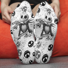 Load image into Gallery viewer, Personalized Rock Paper Scissors Nightmare Socks Custom Name Gift
