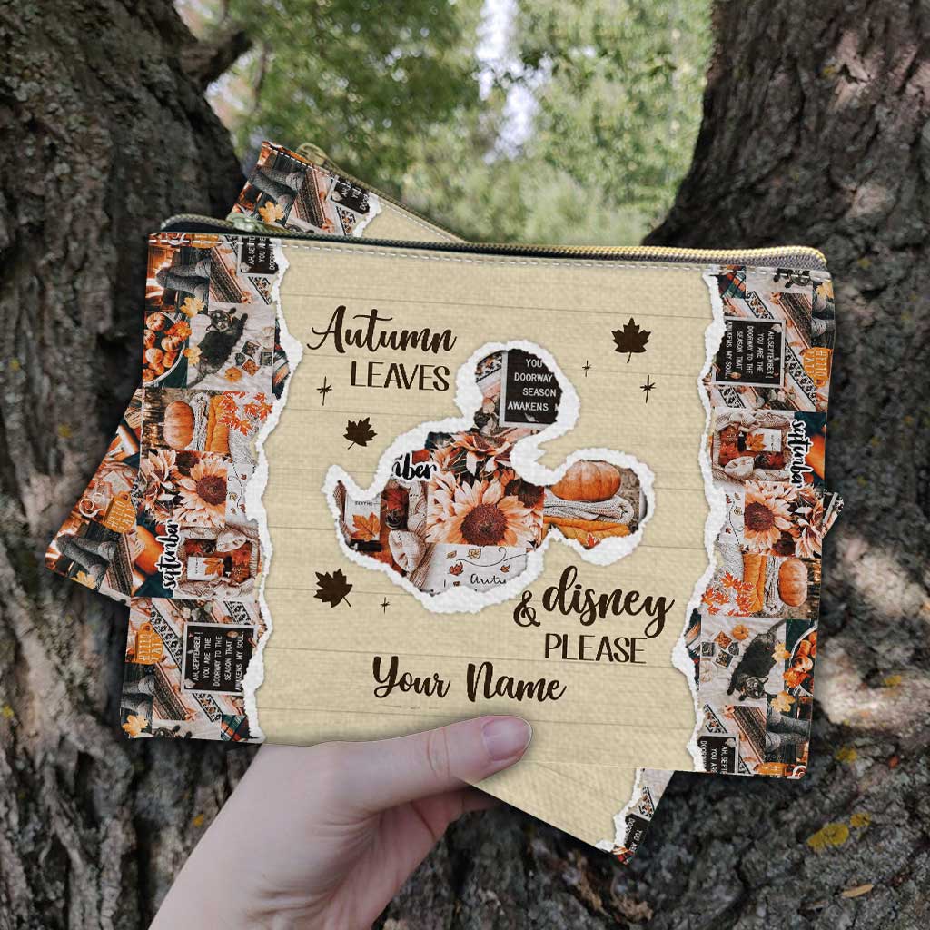 Personalized Fall Mouse Pouch Unique Gift for Women | GradoCreations