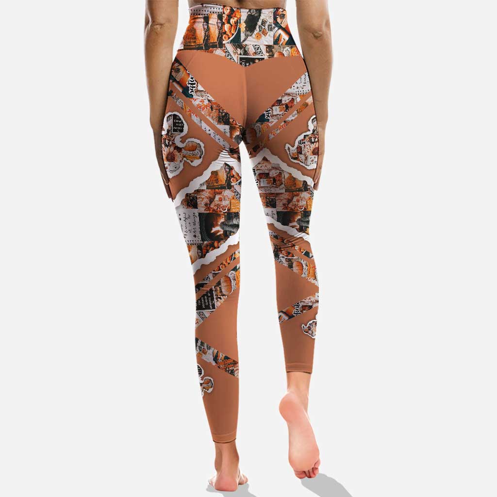 Personalized Fall Hoodie and Leggings Set Gift for Women