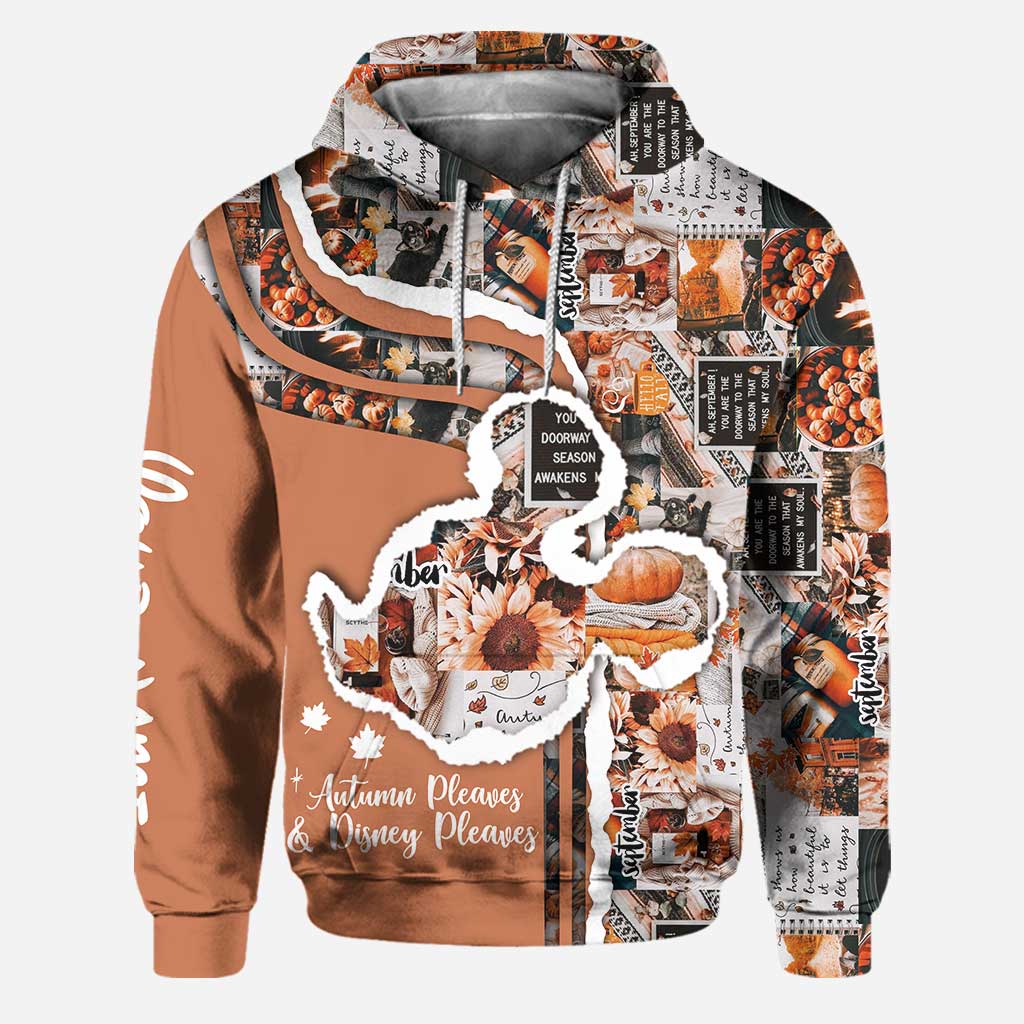 Personalized Fall Hoodie and Leggings Set Gift for Women