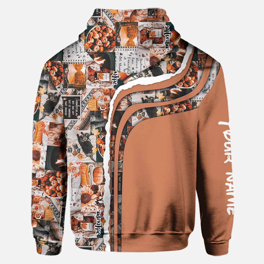 Personalized Fall Hoodie and Leggings Set Gift for Women