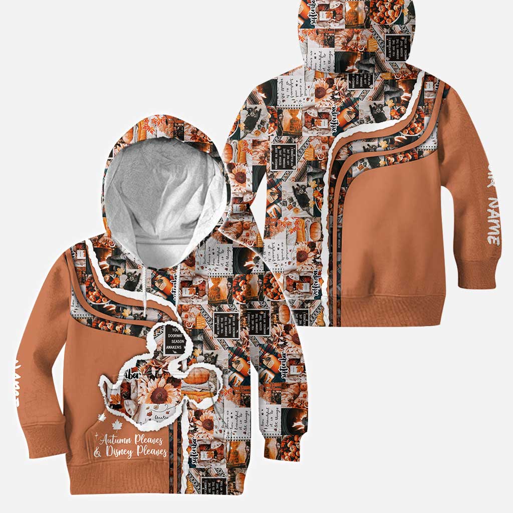 Personalized Fall Hoodie and Leggings Set Gift for Women
