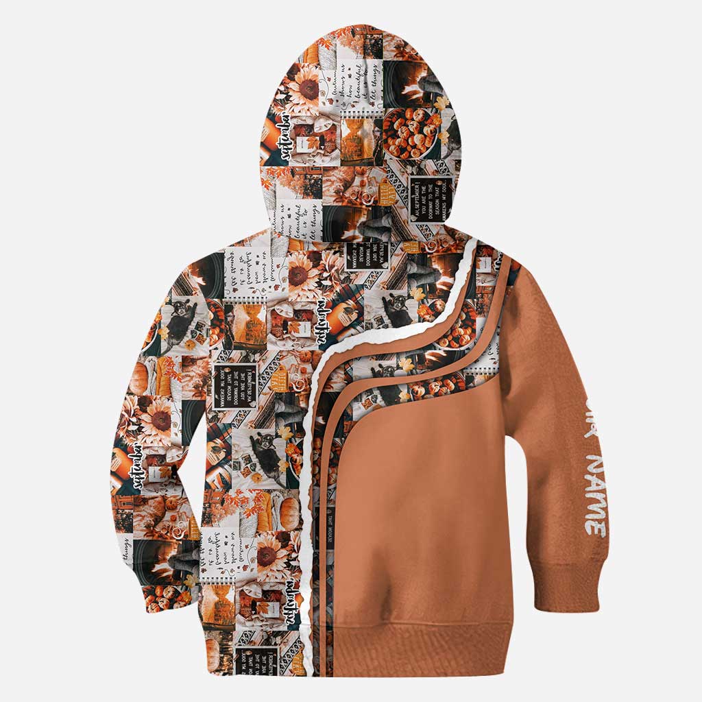 Personalized Fall Hoodie and Leggings Set Gift for Women
