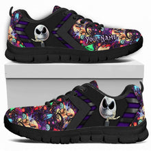 Load image into Gallery viewer, Personalized Nightmare Sneakers Custom Name Gift for Halloween
