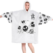 Load image into Gallery viewer, Personalized Nightmare Blanket Hoodie Custom Name Gift for Halloween
