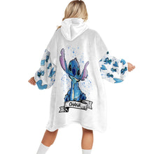 Load image into Gallery viewer, Personalized Ohana Blanket Hoodie Custom Name Gift for Kids
