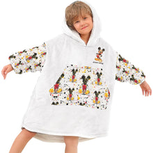 Load image into Gallery viewer, Personalized Magic Mouse Ears Blanket Hoodie Gift for Kids
