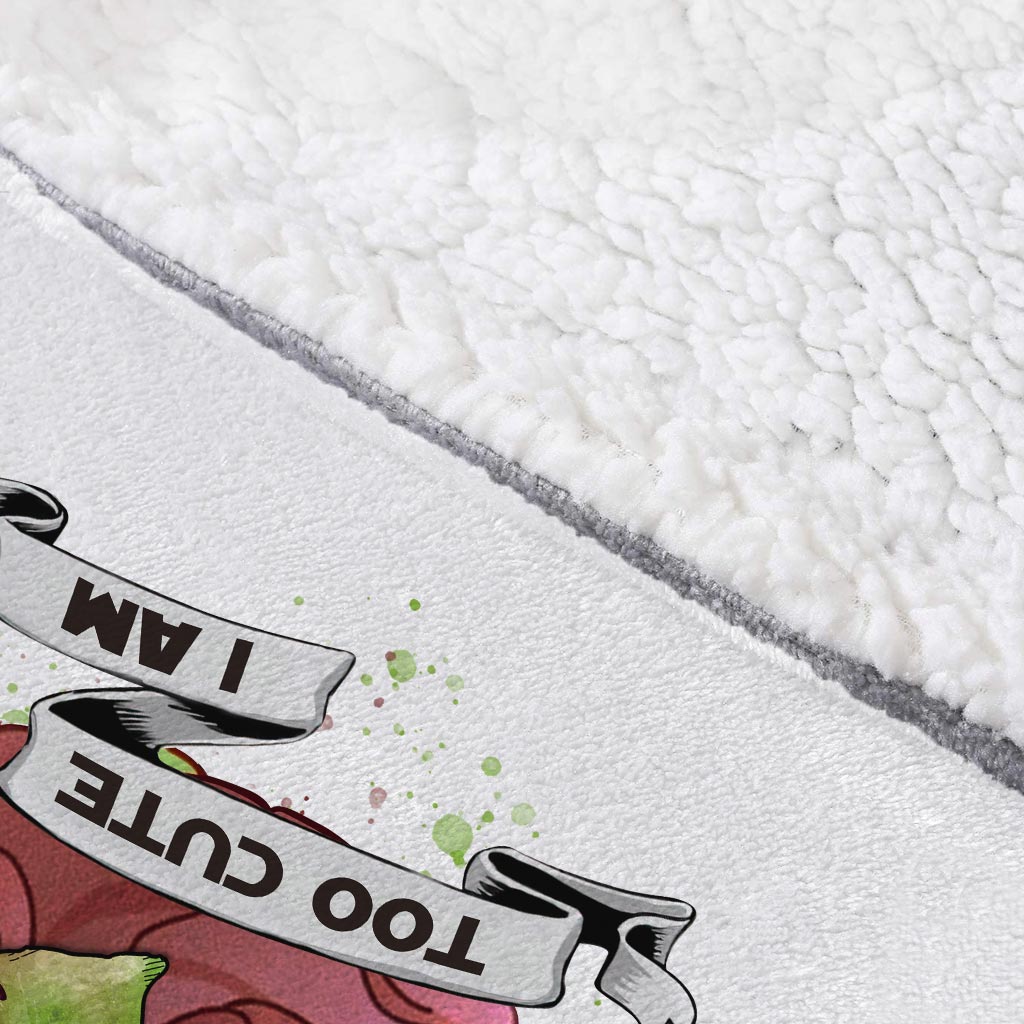 Personalized Blanket Hoodie with Custom Name Cute Design for Kids