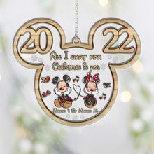 Load image into Gallery viewer, Personalized Christmas Mouse Layers Mix Ornament Gift for Couples

