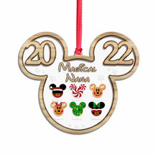 Load image into Gallery viewer, Personalized Christmas Mouse Ornament for Grandma - Custom Name Gift
