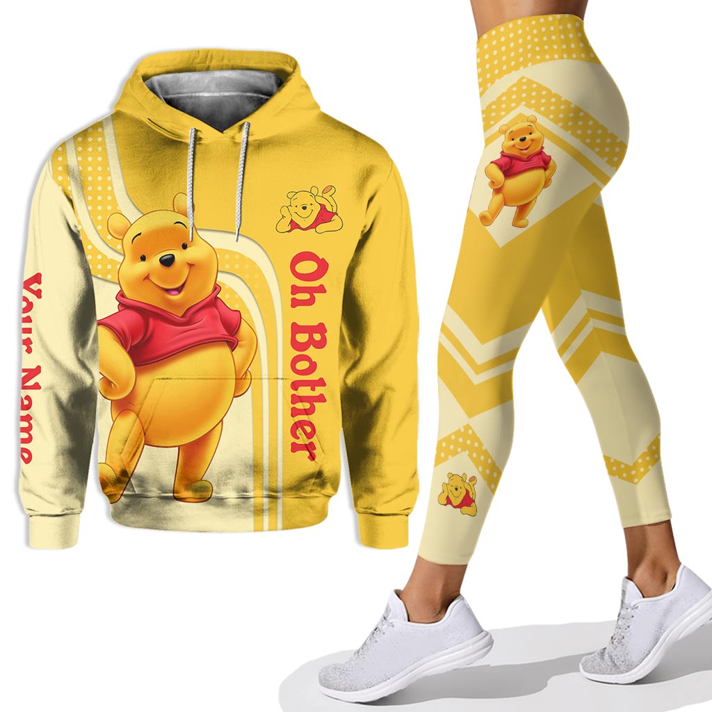 Personalized Winnie the Pooh Hoodie & Leggings Set for Kids