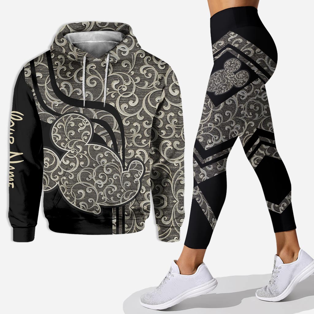 Personalized Mouse Hoodie and Leggings Set for Kids | Birthday & Holiday Gift