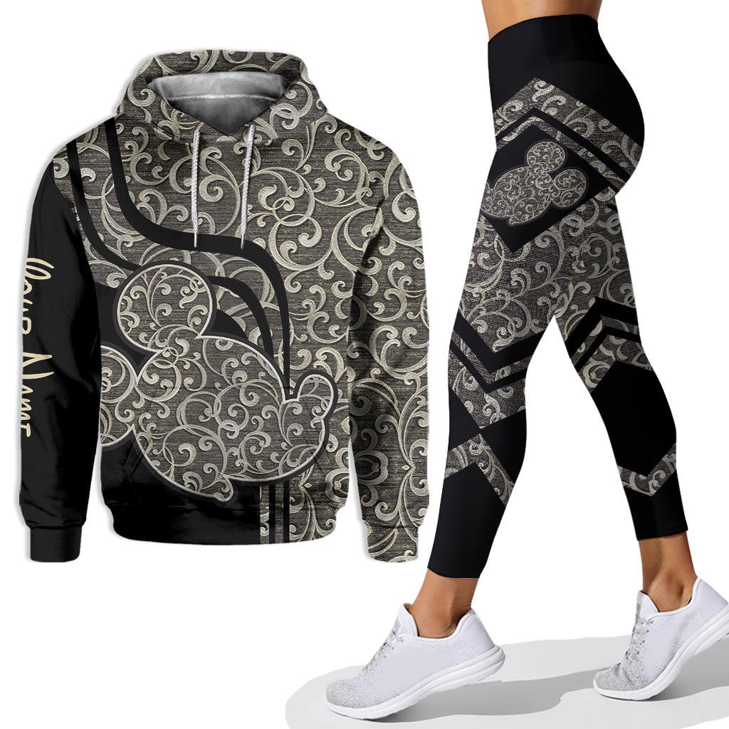 Personalized Mouse Hoodie and Leggings Set for Kids | Birthday & Holiday Gift