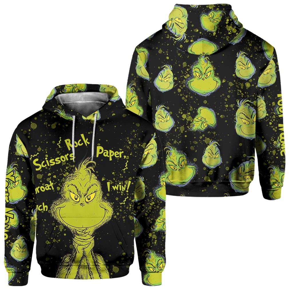 Personalized Rock Paper Scissors Hoodie & Sweatpants Gift for Kids