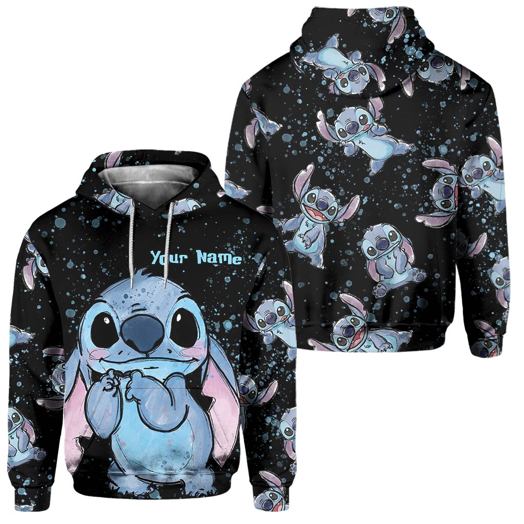 Personalized Ohana Hoodie and Sweatpants Set Custom Name Gift