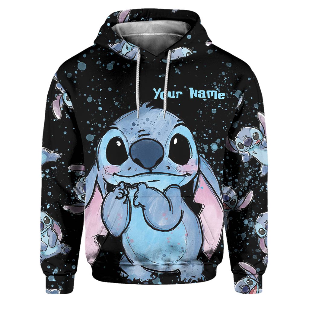 Personalized Ohana Hoodie and Sweatpants Set Custom Name Gift