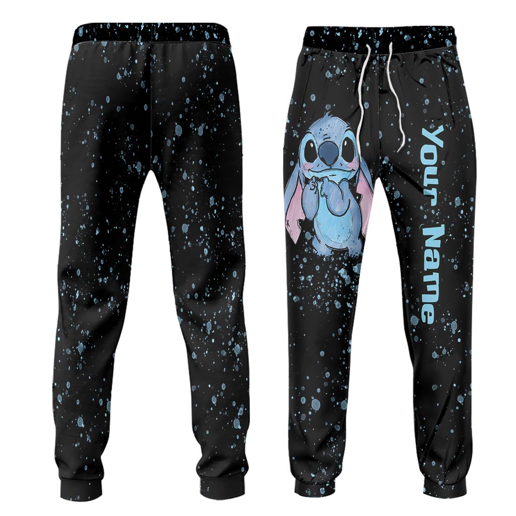Personalized Ohana Hoodie and Sweatpants Set Custom Name Gift