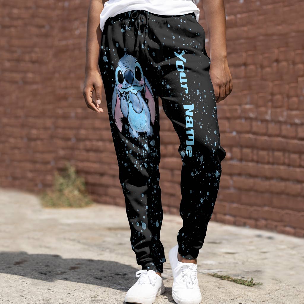 Personalized Ohana Hoodie and Sweatpants Set Custom Name Gift
