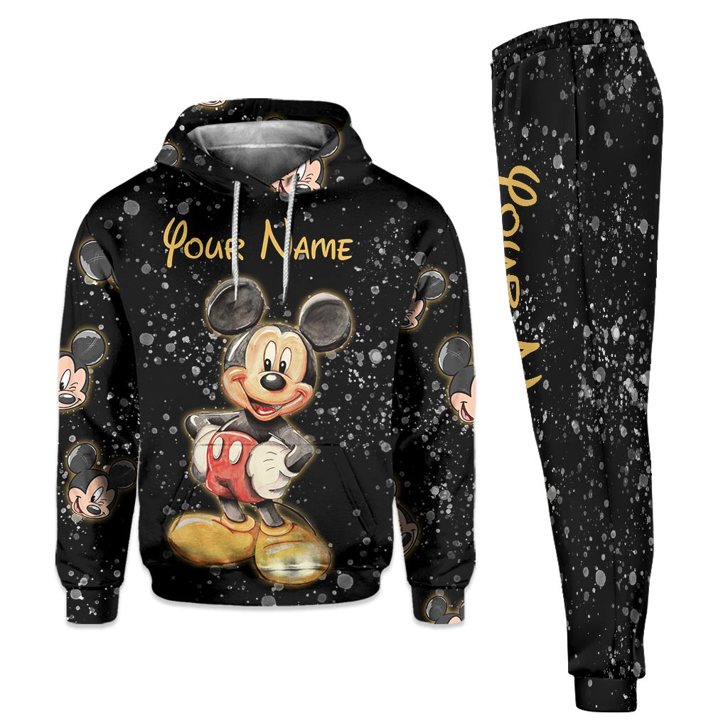 Personalized Mouse Ears Hoodie & Sweatpants Custom Name Gift