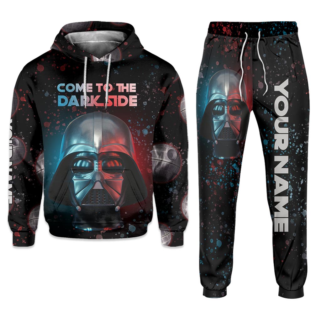 Personalized Darth Vader Hoodie & Sweatpants Custom Name Gift