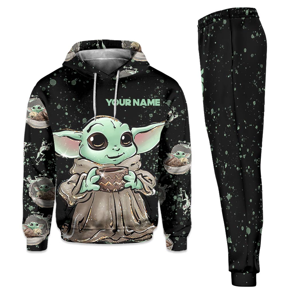 Personalized Hoodie & Sweatpants Set with Custom Name for Kids