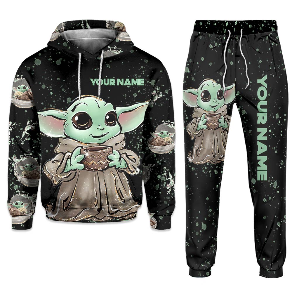 Personalized Hoodie & Sweatpants Set with Custom Name for Kids