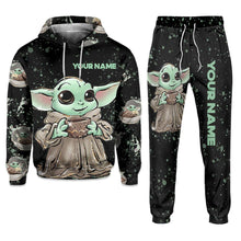 Load image into Gallery viewer, Personalized Hoodie &amp; Sweatpants Set with Custom Name for Kids
