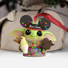 Load image into Gallery viewer, Personalized Mouse Ornament Custom Name Christmas Gift

