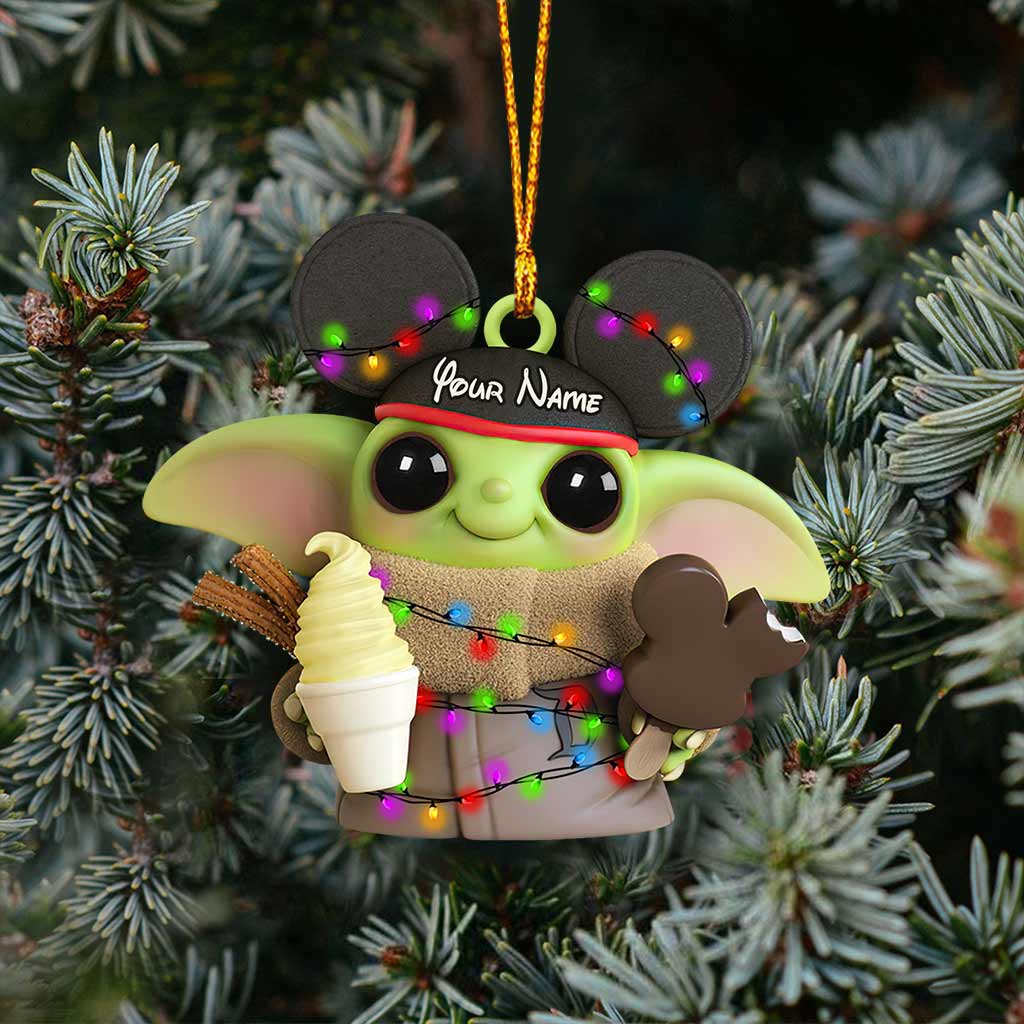 Personalized Mouse Ornament Custom Name Christmas Gift