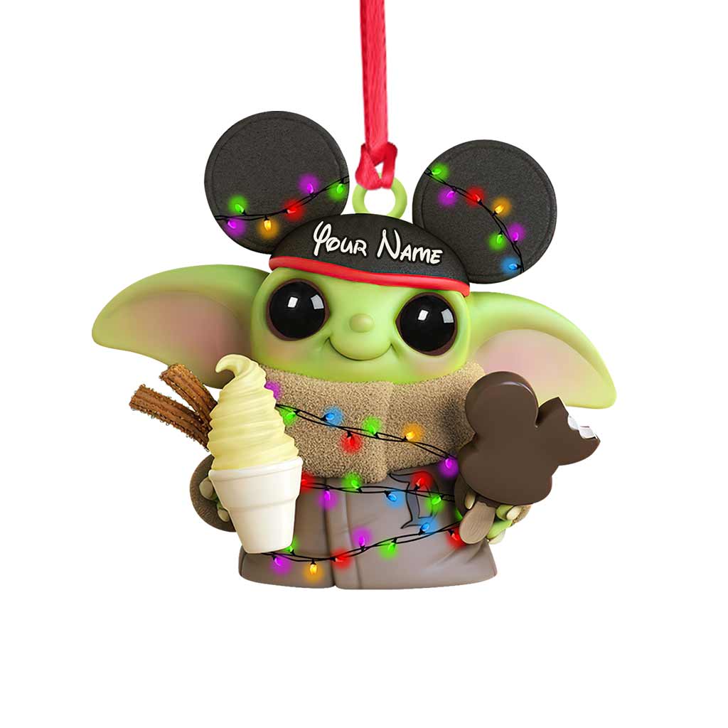 Personalized Mouse Ornament Custom Name Christmas Gift