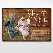Load image into Gallery viewer, Personalized Couple Poster You &amp; Me Custom Names Gift
