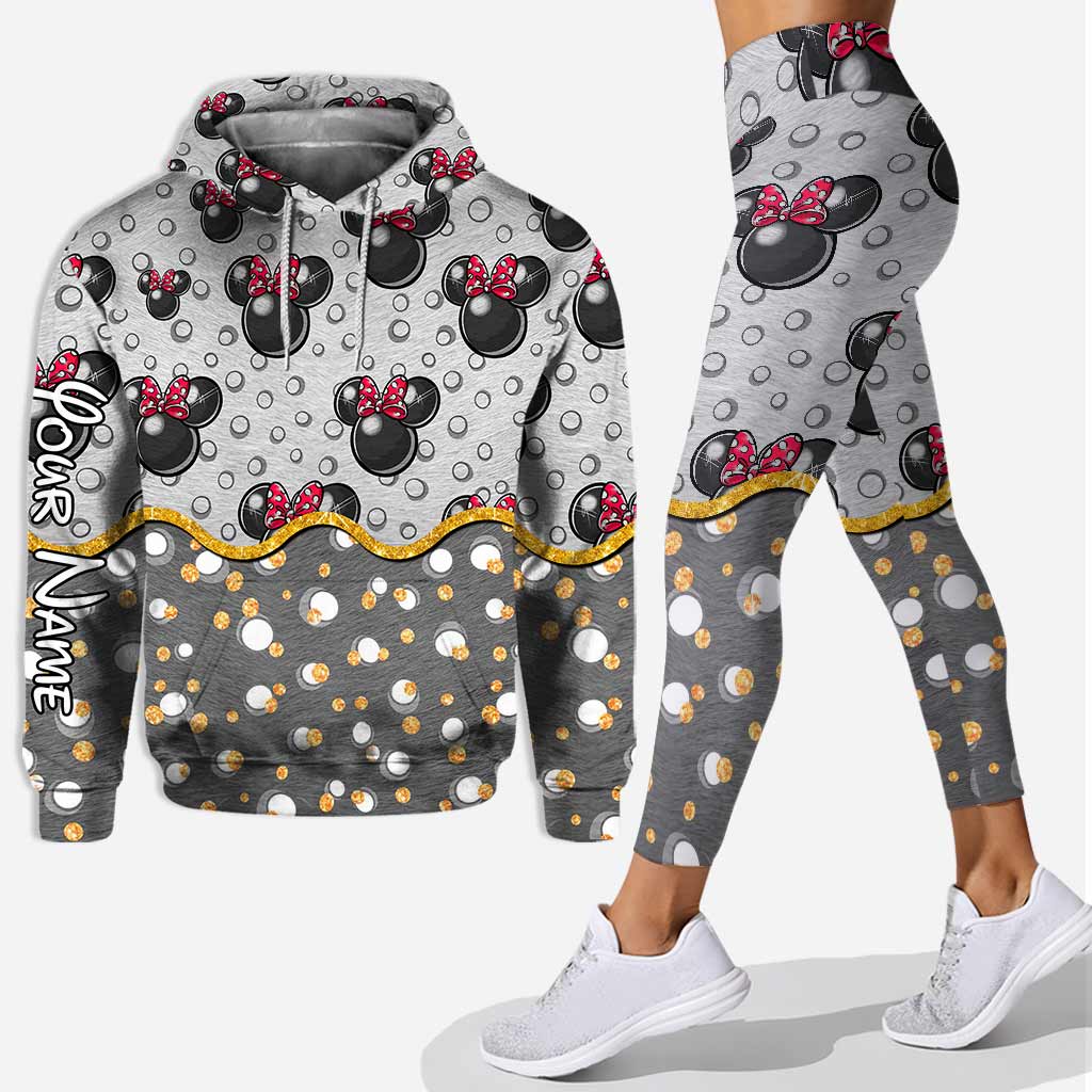 Personalized Cute Mouse Ears Hoodie & Leggings Set for Birthday